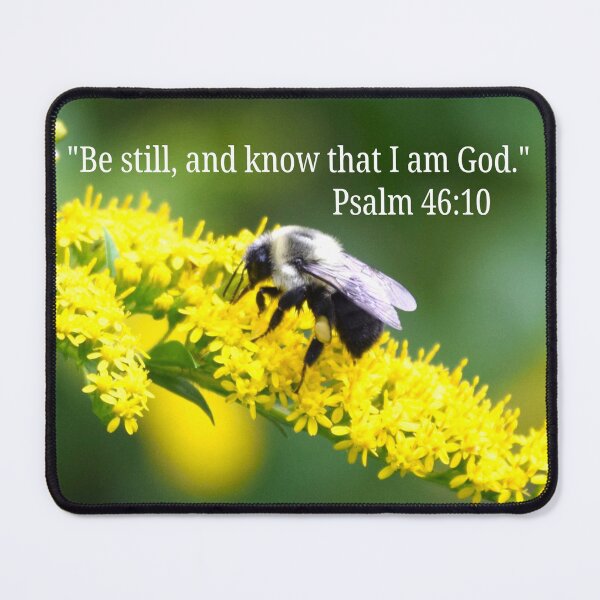 Item preview, Bee Goldenrod Psalm 46:10 (2) designed and sold by Louise-Mae.