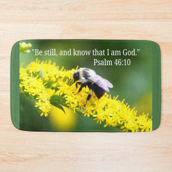 Item preview, Bee Goldenrod Psalm 46:10 (2) designed and sold by Louise-Mae.