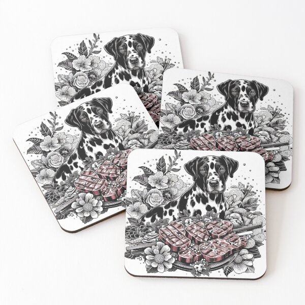 Item preview, Dalmatian With Beef Teriyaki, Pattern and Decoration designed and sold by ComputerContent.