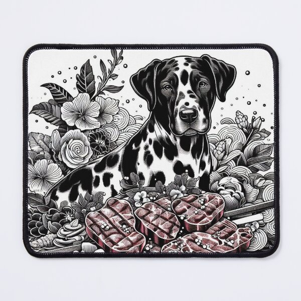 Item preview, Dalmatian With Beef Teriyaki, Pattern and Decoration designed and sold by ComputerContent.