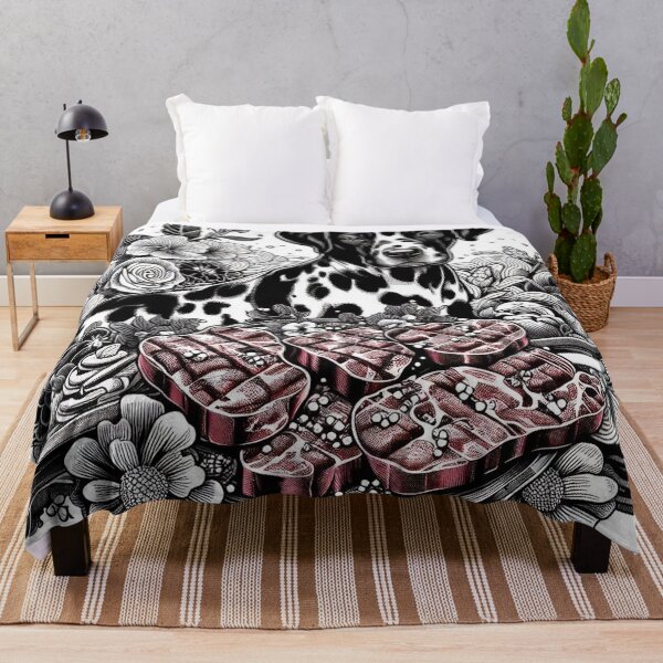 Item preview, Dalmatian With Beef Teriyaki, Pattern and Decoration designed and sold by ComputerContent.
