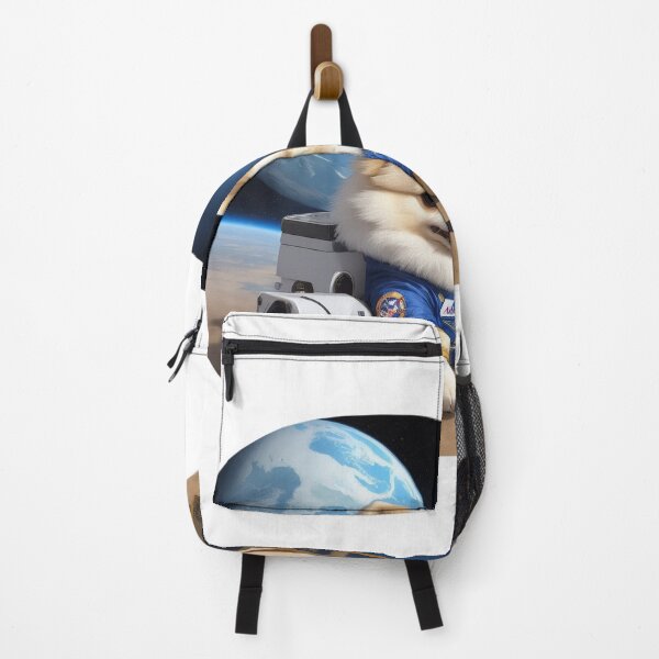 Item preview, Sticker cartoon cute Pomeranian in space 2. designed and sold by WhalesDesignLab.