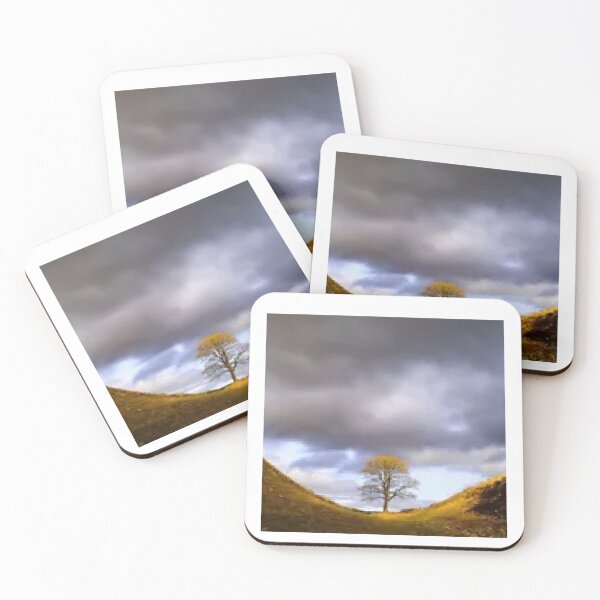Item preview, sycamore gap  tree wall art ,stickers designed and sold by bloosoms.