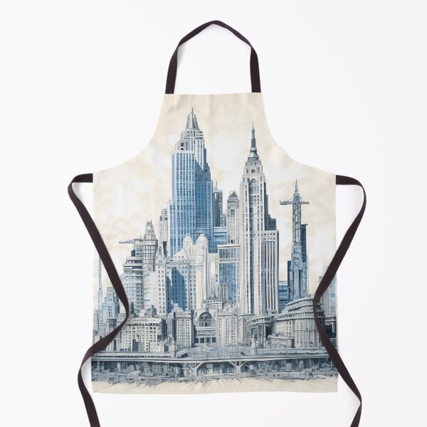 Item preview, Blueprint Style Design of a City designed and sold by dcrc.