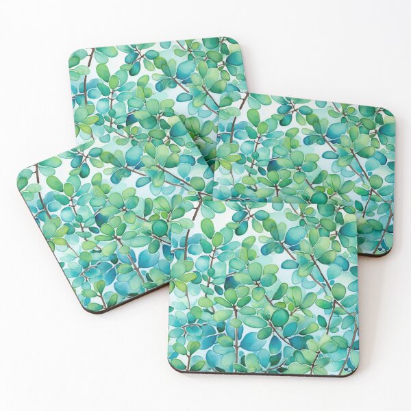 Item preview, Fluid Leafy Jade: Ideal for Plant Lovers - Watercolor Art designed and sold by aricutcia.