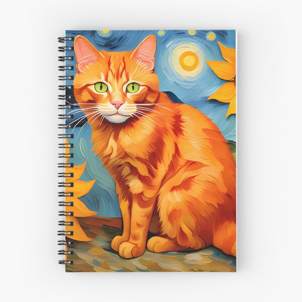Item preview, Ginger Cat under Starry Night designed and sold by BarbieBoutique.