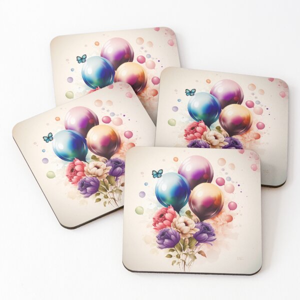 Item preview, “Love & Flowers Birthday Celebration.” designed and sold by Art-Vortex-fr.