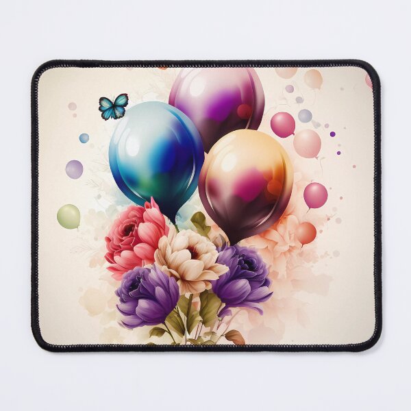 Item preview, “Love & Flowers Birthday Celebration.” designed and sold by Art-Vortex-fr.