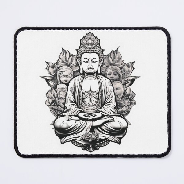Item preview, Buddha symbol Buddha decor poster , Buddha print, Art style. designed and sold by MartynGrey.