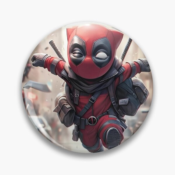 Item preview, deadpool kid version, cute deadpool midjourney special design designed and sold by MiidjourneyART.