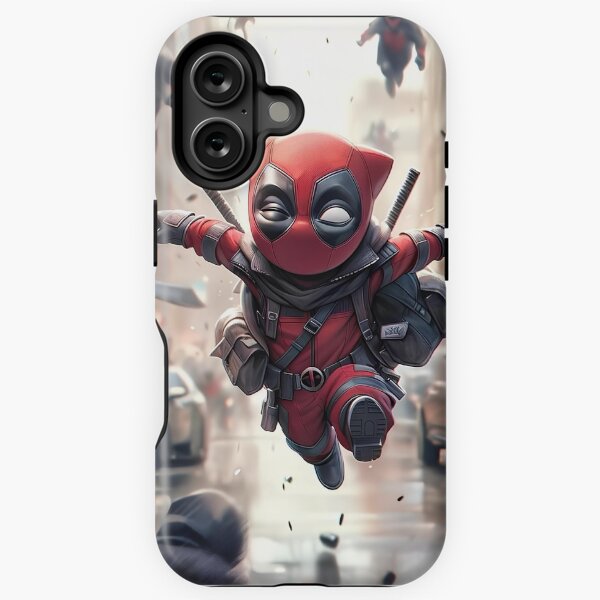 Aperçu de l'œuvre version Deadpool Kid, joli design spécial Deadpool Midjourney créée et vendue par MiidjourneyART.