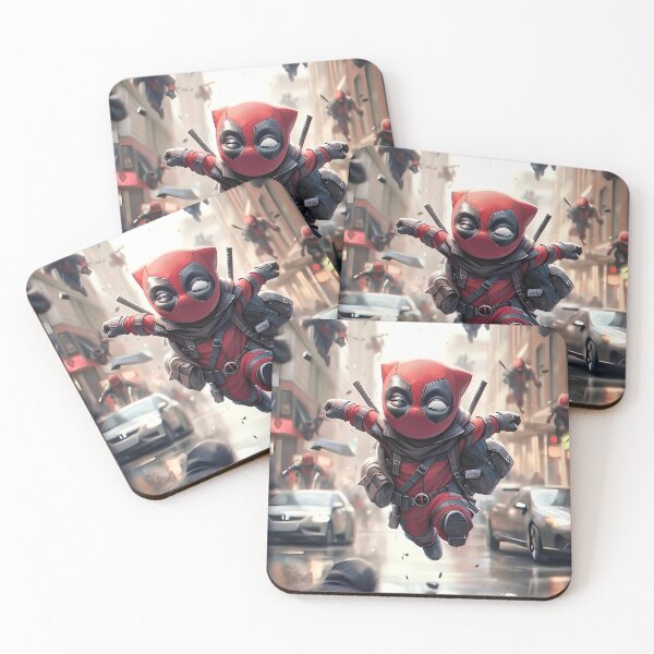 Item preview, deadpool kid version, cute deadpool midjourney special design designed and sold by MiidjourneyART.