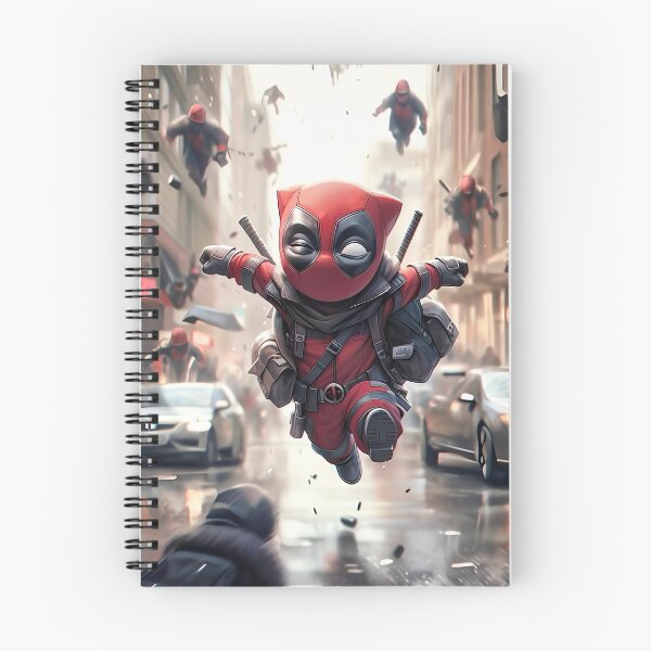 Item preview, deadpool kid version, cute deadpool midjourney special design designed and sold by MiidjourneyART.