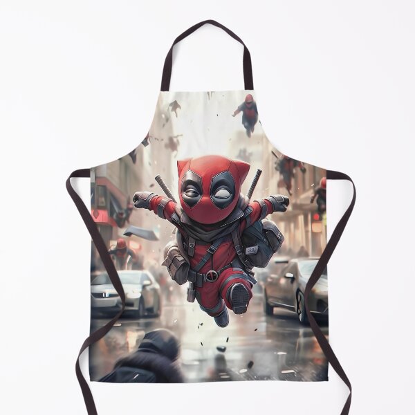 Item preview, deadpool kid version, cute deadpool midjourney special design designed and sold by MiidjourneyART.