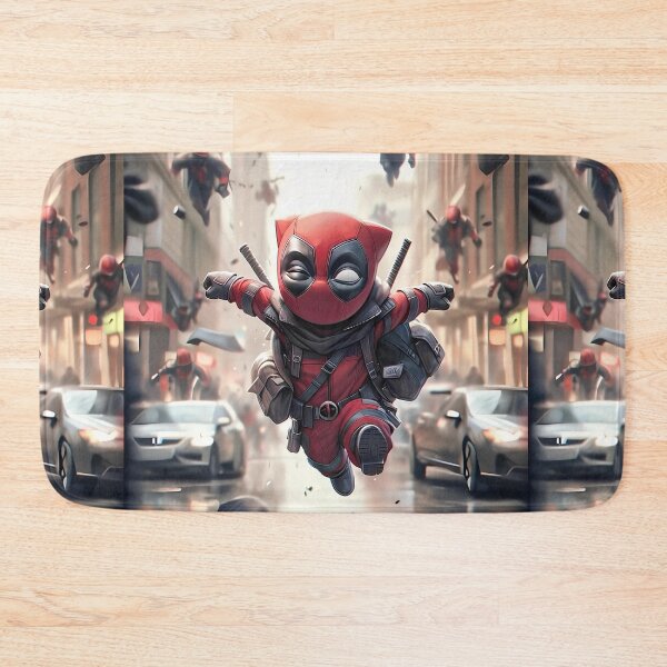 Item preview, deadpool kid version, cute deadpool midjourney special design designed and sold by MiidjourneyART.