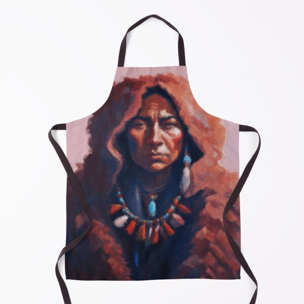Item preview, Native American Bear Hide Hunter designed and sold by AUTHENTIC AMERICANA ARTS.
