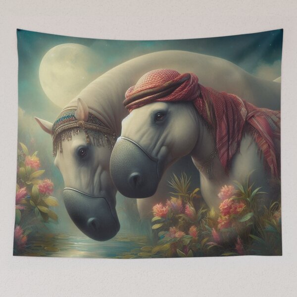 Item preview, Dugong Arabian Horse, Magic Realism designed and sold by ComputerContent.