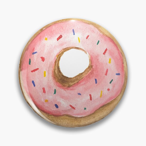 Item preview, Watercolor Sprinkle Doughnut designed and sold by Araleiya.