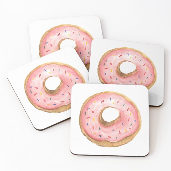 Item preview, Watercolor Sprinkle Doughnut designed and sold by Araleiya.