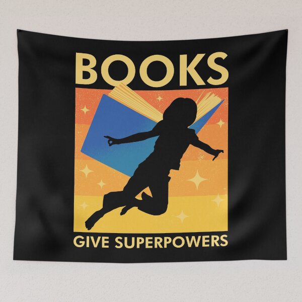 Item preview, Books Give Superpower designed and sold by sachpica.