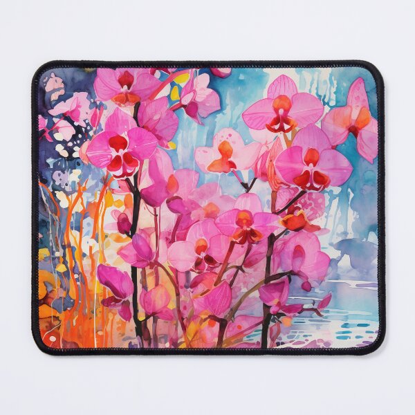 Item preview, Abstract Orchid Beauty: Watercolor Art for Flower Lovers designed and sold by aricutcia.