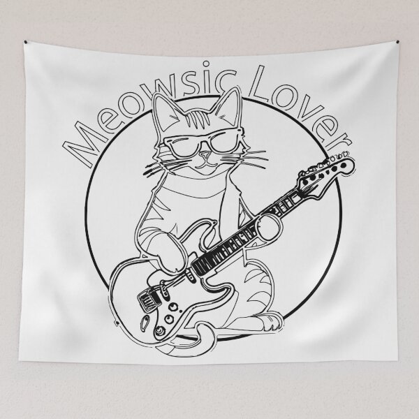 Item preview, Music Lover Cat Edition : Meowsic Lover designed and sold by TheMWorld.