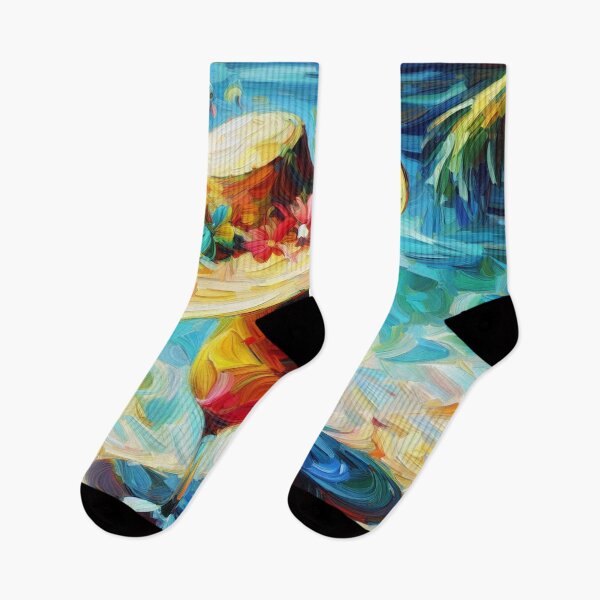 Artikelvorschau, Hut Pina Colada, Abstrakter Impressionismus entworfen und verkauft von ComputerContent.