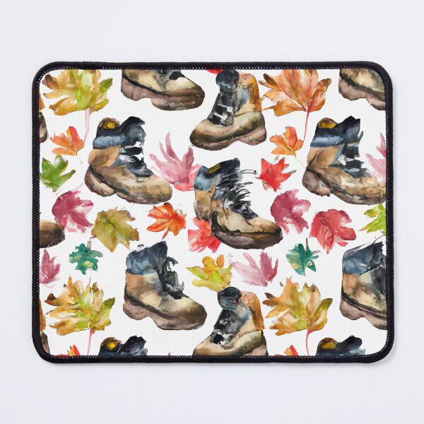 Item preview, Fall Color Hiking Boots with Leaves designed and sold by backpkrs.