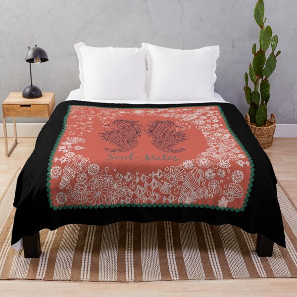 Item preview, Sea horses in red background designed and sold by mndesignworx.