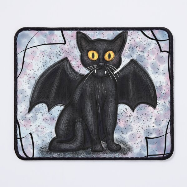 Item preview, Black demon cat designed and sold by Aileen-Lights.