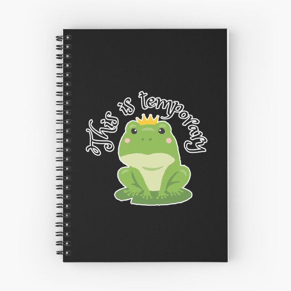 Item preview, This is Temporary | Cute Prince Frog with Crown designed and sold by Kimochi-Shop.
