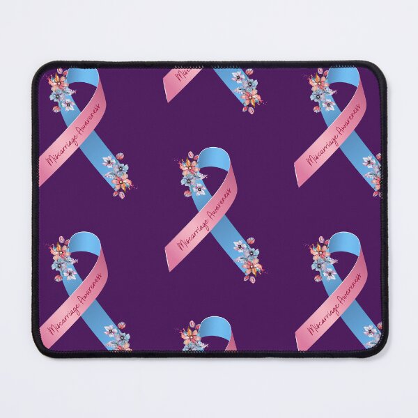 Item preview, Miscarriage Awareness Floral Ribbon designed and sold by A-M-Watson.