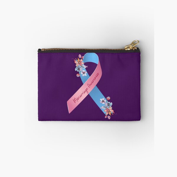 Item preview, Miscarriage Awareness Floral Ribbon designed and sold by A-M-Watson.