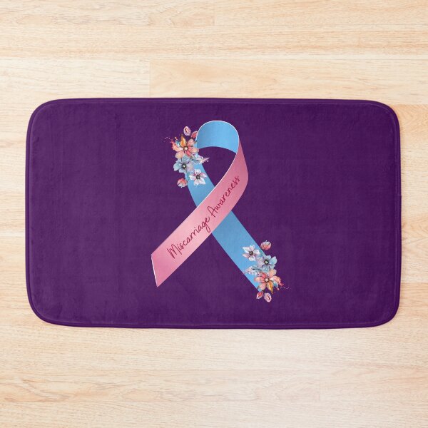 Item preview, Miscarriage Awareness Floral Ribbon designed and sold by A-M-Watson.