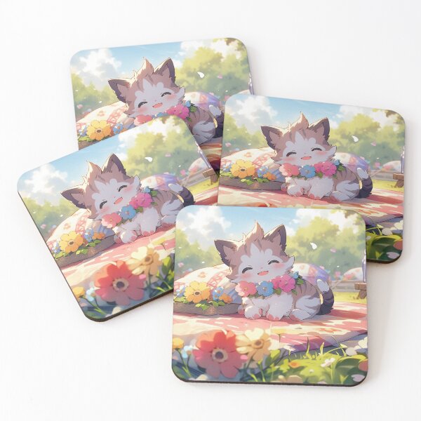 Item preview, Cat Picnic 1  designed and sold by Dawn van Doorn.