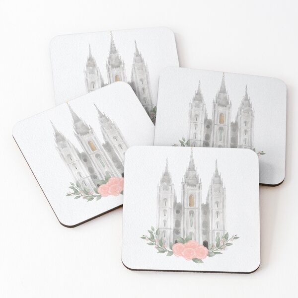 Item preview, Salt Lake City temple watercolor designed and sold by Passtheheartart.