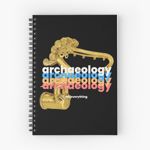 Item preview, Archeology for everything - Illustration of Prehispanic Bird Artifact in Gold - Retro Art designed and sold by Carola-art.