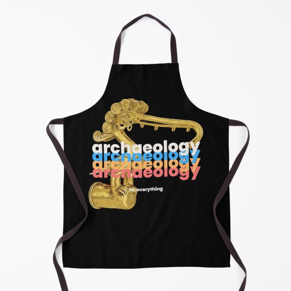 Item preview, Archeology for everything - Illustration of Prehispanic Bird Artifact in Gold - Retro Art designed and sold by Carola-art.