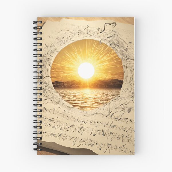 Item preview, Notes flowing around the sun. designed and sold by mariolasworld.