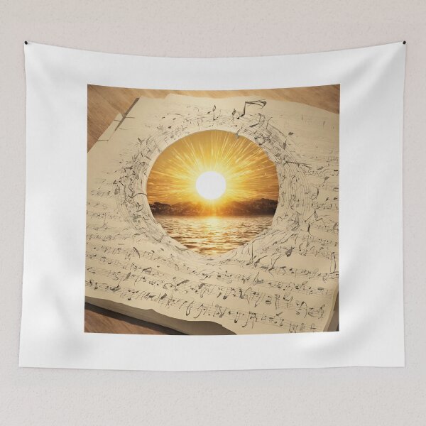 Item preview, Notes flowing around the sun. designed and sold by mariolasworld.