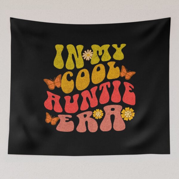 Item preview, In My Cool Auntie Era Retro Groovy 60's 70's Aunt Great Aunt designed and sold by pugshowsfashion.