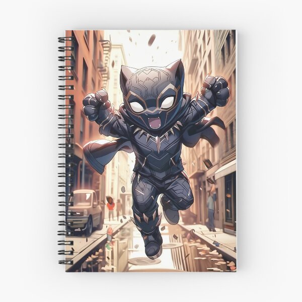 Item preview, black panther children's version, cute black panther midjourney special design designed and sold by MiidjourneyART.