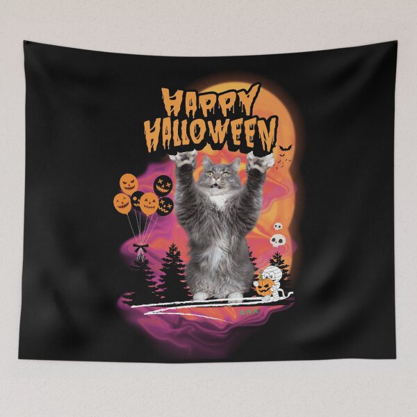 Item preview, Halloween Cat 6 designed and sold by ThanaDesign.