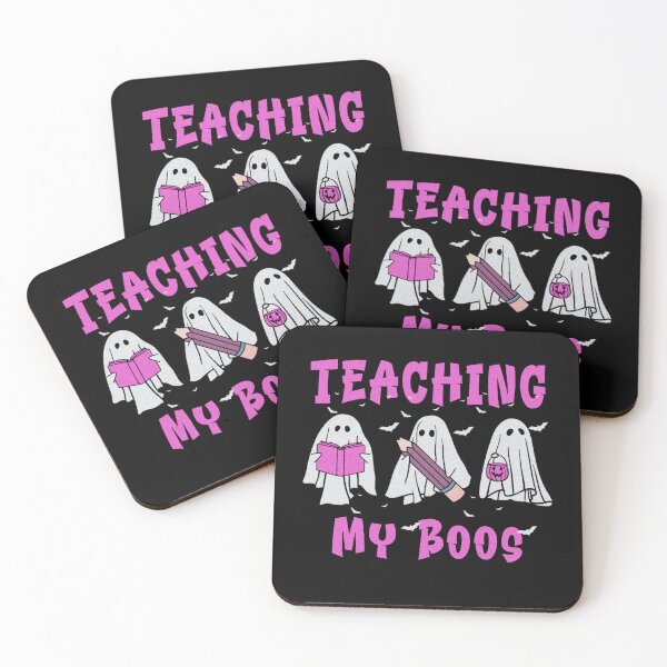 Item preview, teaching my boos, teacher shirt, halloween teacher shirt, funny Teacher shirt for Halloween, teacher gift designed and sold by pugshowsfashion.