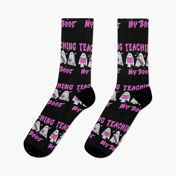 Item preview, teaching my boos, teacher shirt, halloween teacher shirt, funny Teacher shirt for Halloween, teacher gift designed and sold by pugshowsfashion.