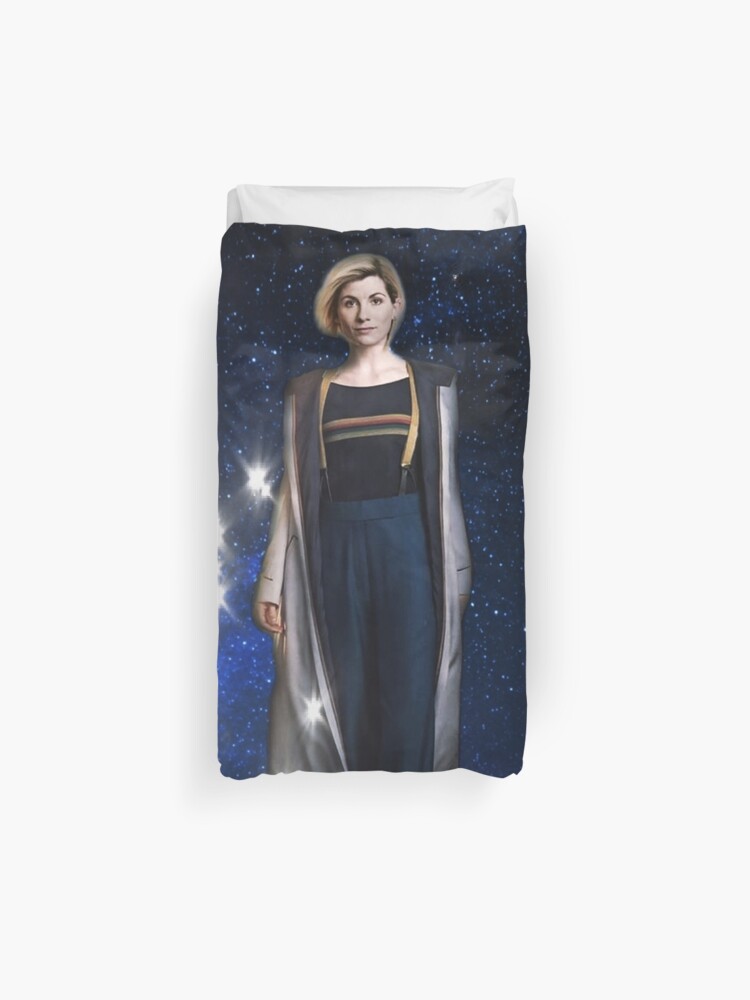 Starry Eyed Thirteenth Doctor Duvet Cover By Pjd94 Redbubble