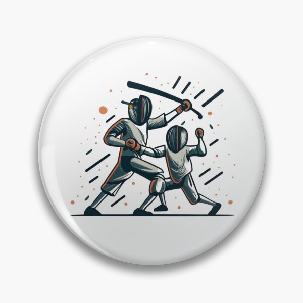 Item preview, two people doing fencing designed and sold by VoilaPrint.