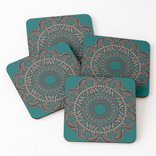 Item preview, East Fork Night Swim and Molasses Cincereous Dot Mandala designed and sold by Triplicate Limited.