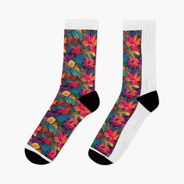 Item preview, flower colorful seamless pattern designed and sold by DdemocrazydizZ.
