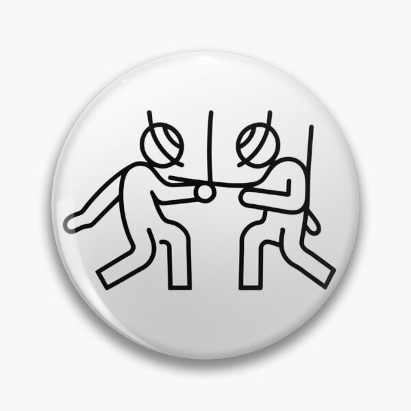 Item preview,  two people doing fencing designed and sold by VoilaPrint.